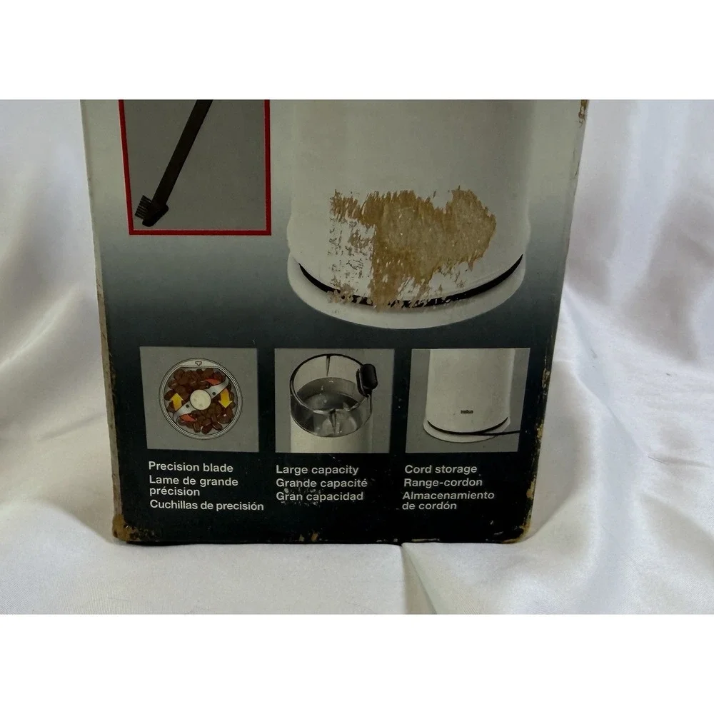 Braun Aromatic KSM4 Coffee Grinder Type 4041 w/ Box & Scoop Tested
